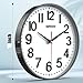 QPEUIM Wall Clock Wall Clocks Silent Non-Ticking Battery Operated Large Easy to Read with Stereoscopic Dial Ultra-Quiet Movement Quartz for Office Classroom School Home Kitchen (10 inches)…