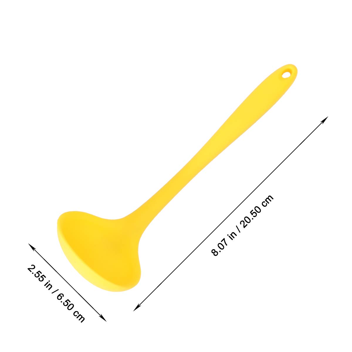 4 Pz Cucchiai Da Portata in Silicone Padelle Antiaderenti Padella Antiaderente Cucchiaio Traslucido Cucchiaio in Silicone Mestolo Antiaderente Mestoli Piccolo