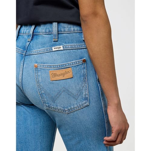 Wrangler Jeans Femme Silhouette Sculptée Confort Durable - 7