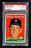 1958 Topps # 271 Billy Martin Detroit Tigers (Baseball Card) PSA PSA 6.00 Tigers