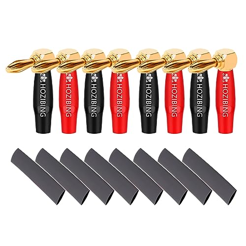 Conectores banana para cable de altavoz que evitan cortocircuitos por hilos sueltos