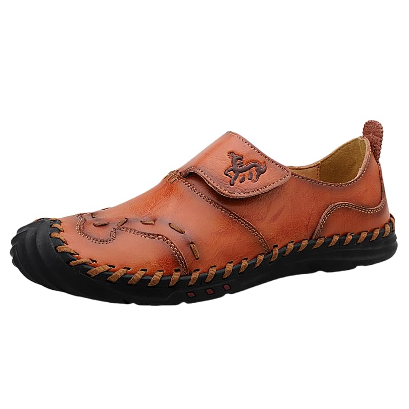 A Pair of Summer Sandals, Trendy Open Toed Loafers, Beach Vacation,Retro Style Great for Driving and Walking Slip-ons