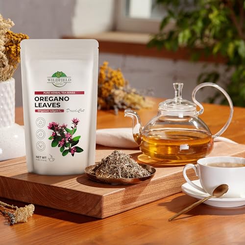 Image of 4 oz. Oregano Dried Oregano Leaves Herbal Tea (Origanum Vulgare L.) - 113g Dry Herb Tea Egano
