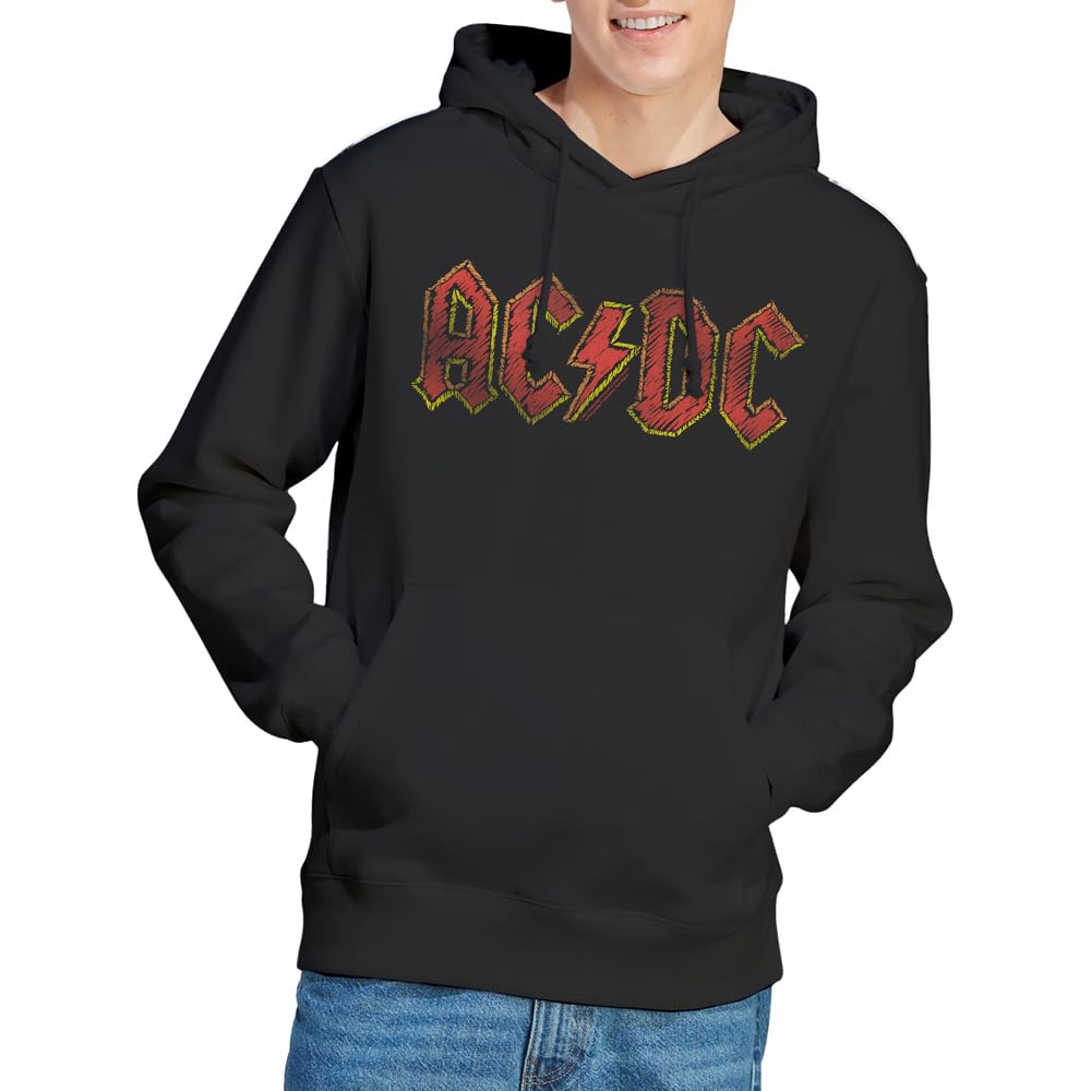 Sweatshirt AC/DC authentique avec logo original dessiné à la main - 7