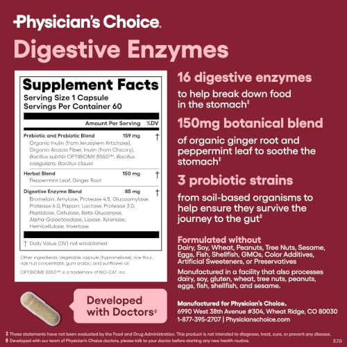 Physician's CHOICE Digestive Enzymes