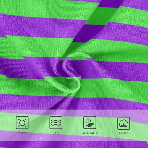 Grass Green Purple Stripe Toddler Girls's Underwear 2T3