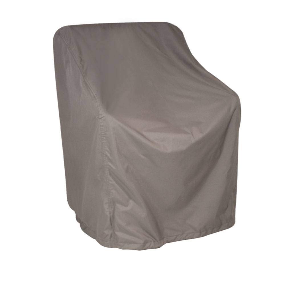 Abdeckhaube für Gartensessel 60 x 60 H: 85/65 cm | Atmungsaktiv | Wasserdicht | UV - beständig | Doppelt genähte, PU-versiegelte Naht | Elastischer Kordelzug |