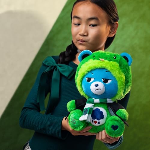 Gros dodo avec la peluche Grumpy Bear Serpentard à capuche amovible
