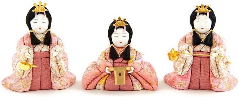 一秀 安土雛 五人飾り ケース入り 16号 一秀 五人飾り 安土雛16号 ケース入 木目込人形 I-14