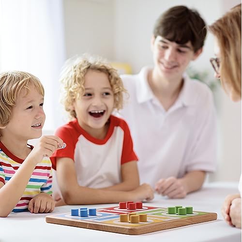 Crobyi 12 Inches Ludo Board Game + Snakes&Ladders Board Game thumb #5