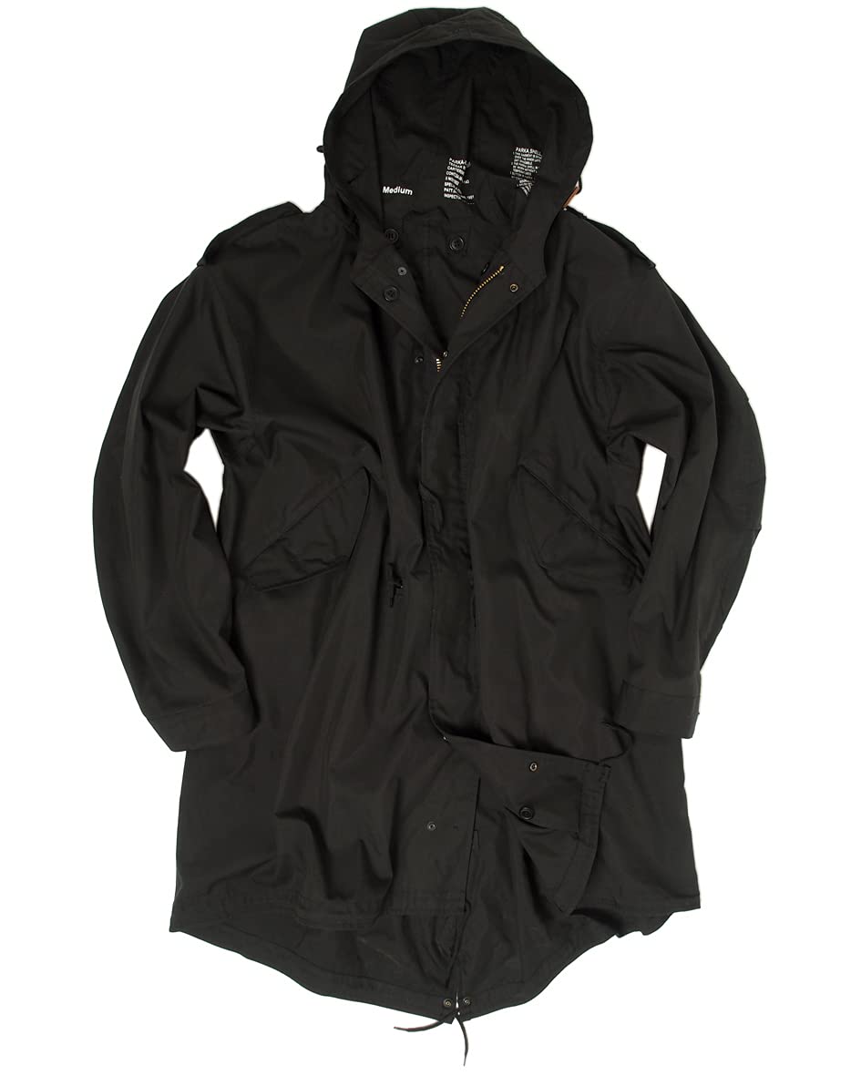 Mil-Tec Us M51 Parka Black 899 : Amazon.co.uk: Fashion