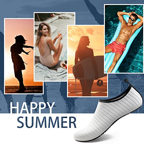 image for ATHMILE Water Shoes for Women Men Quick-Dry Aqua Socks Swim Beach Bare