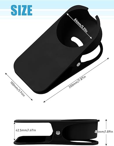 Miniatura 2 de Kalolary Clip para taza de beber, soporte para botella de mesa, soporte de vaso de vidrio, clip de platillo de almacenamiento, soporte para taza de