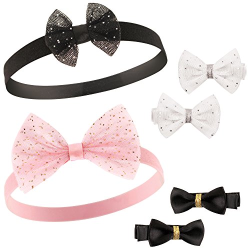 Image of Hudson Baby Cotton and Synthetic Headbands, Size 0-24 Months