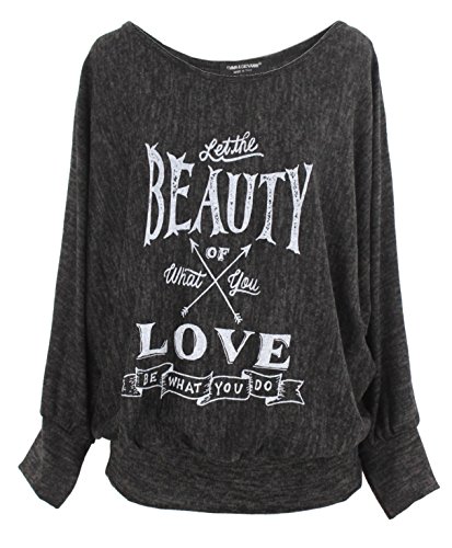 Emma & Giovanni - Top- Mujer (Negro, XL-XXL) Cover