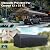 MFSTUDIO Carport 12x25 ft, Outdoor Heavy Duty Carports with Sidewalls, Metal Car Port Shed Shelters Garage Shelter Shade Car Ports with Galvanized Roof for 2 Cars, Truck and Boats ?