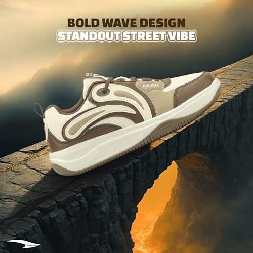 Image of ASIAN Hypercushion Mojo-08 Men's Premium Sneaker with E-TPU Midsole | Memory Foam Technology with TPR Low-Top Style | Ideal for Travel & Daily Style