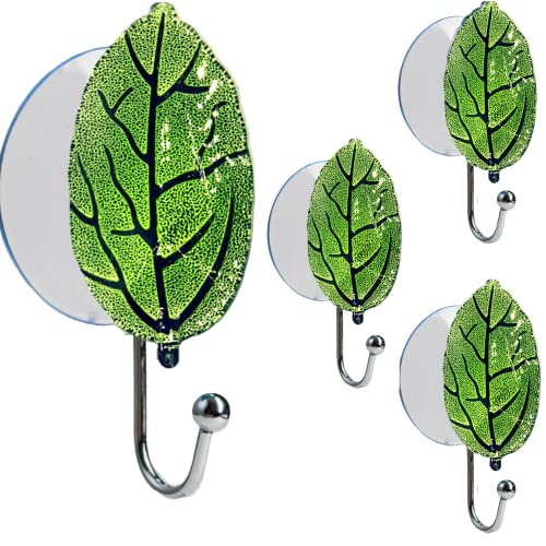 IDALY Crochet Ventouse Salle De Bain Et Cuisine, Lote De 4 Ventouse Puissante Pour Essuie Main, Serviette De Bain Y Accesorios De Douche Cover