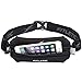 Fitletic Womens Running Belt | No Bounce | N01-08 Neo I, Black and Pink