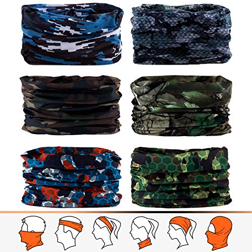 Image of JOEYOUNG Headwear, Bandana, Neck Gaiter Head Wrap Headband Balaclava Magic Scarf