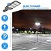 WYZM 300W Outdoor LED Parking Lot Light,with Dusk-to-Dawn Photocell,39,000 Lumens