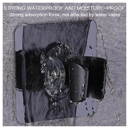 Support de douche mural blanc sans perçage pour carrelage propre - 6