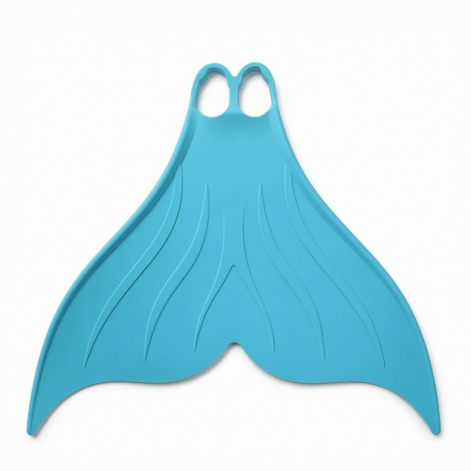 Monopinna da Sirena Morbida Monopinna in Silicone Confortevole Pinna Unica Gomma per Nuotatori, Mermaid, Piscina, Allenamento