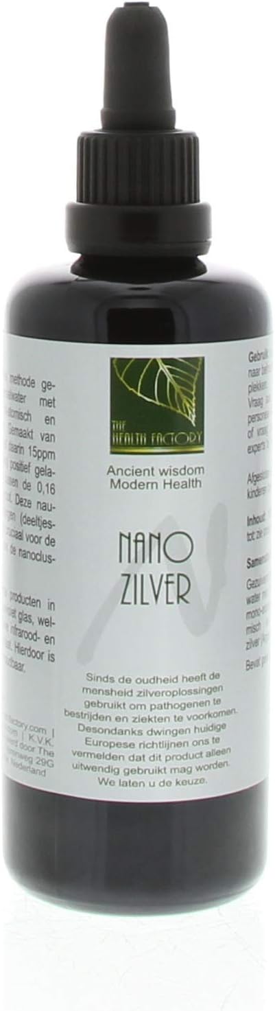 Nano Silver with Pipette Cap (100 ml) - Health Factory
