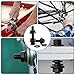 Vifmy M6-1.0 Bolt x (Length 12/16/20/25/30mm) Flange Head Bolts Assortment Kit (240 Pack) with 6mm Bolt, Serrated Flange Nuts, Washers, Alloy Steel Black Oxide Finish Plated, Full Thread