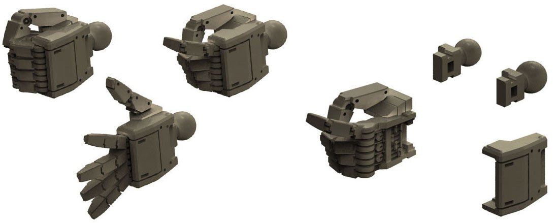 Amazon | ビルダーズパーツ MSハンド03(連邦系Sサイズ・メカニック