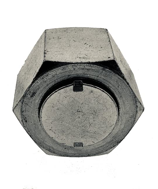 Verschlusskappe Endkappe mit JIC Innengewinde UN 1 7/8" - 12 (JIC), Material Edelstahl V4A