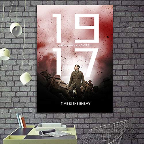 PLjVU Soldato Militare Foto Film Poster opere d'Arte Tela Pittura HD Decorazione murale Soggiorno.-Senza telaio40X60cm
