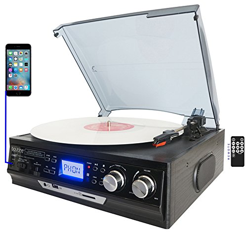 image for Boytone BT-17DJB 3-speed Stereo Turntable, 2 Built in Speakers Digital
