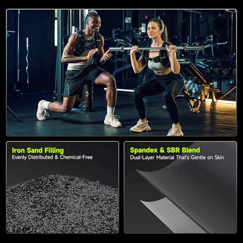 Image of Weighted Vest, Weighted Vest for Women Men, 5lb /10lb /15lb /20lb /25lb /30lb SGS Certified Weight Vest with Pocket Reflective Strips Adjustable Buckle Straps for Walking Running Strength Training Cardio Workout