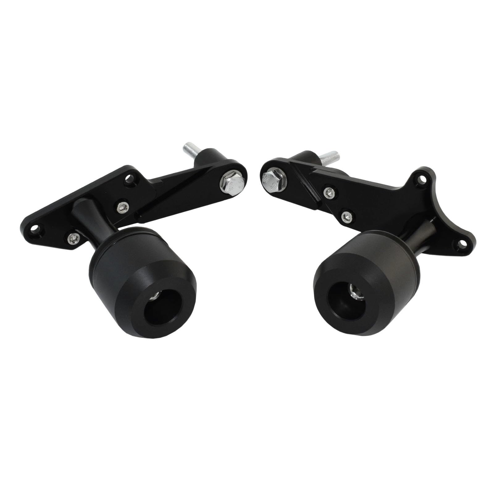 ESPEEDMTC Per HONDA CB500X CB500F 2019-2023 Tampone di protezione del paramotore Coperchio della protezione del cursore del telaio Protezione anticaduta (Nero)