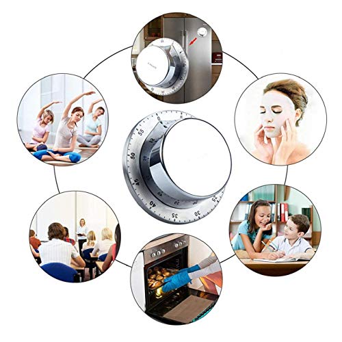 Timer da cucina magnetico da 60 minuti, con