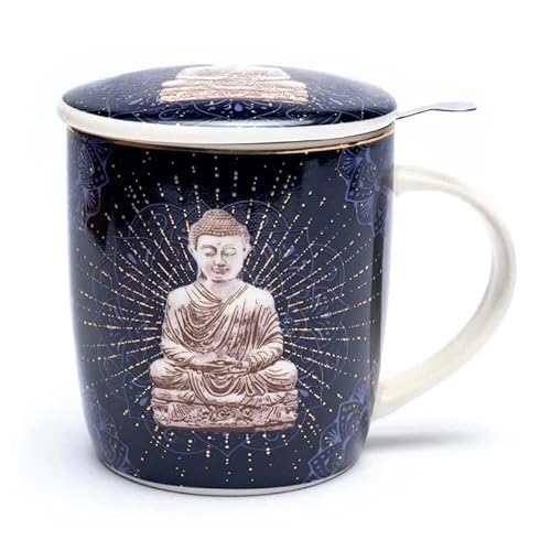 France Herboristerie Tasse à tisane avec infuseur - Buddha Cover