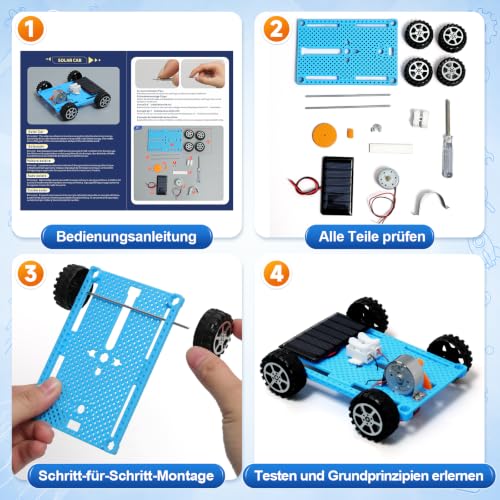 ADUSRIZ Experimente für Kinder 8+, Elektronik Bausatz, Elektrobaukasten für Kinder, STEM Physik, Elektronik Baukasten, Bausatz Kinder… – Ansicht 3