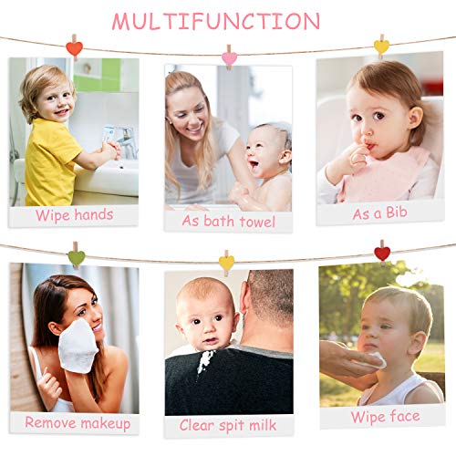 Momcozy 82022 Baby Washcloths, Momcozy Ultra Soft Absorbent Towel thumb #4