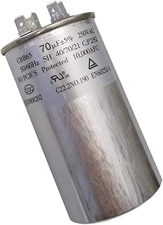 COCAPCO CBB65 Run Capacitor 250VAC 250V AC 70uF 70 uF MFD C.S2 40/70/21 50x90mm UL Listed