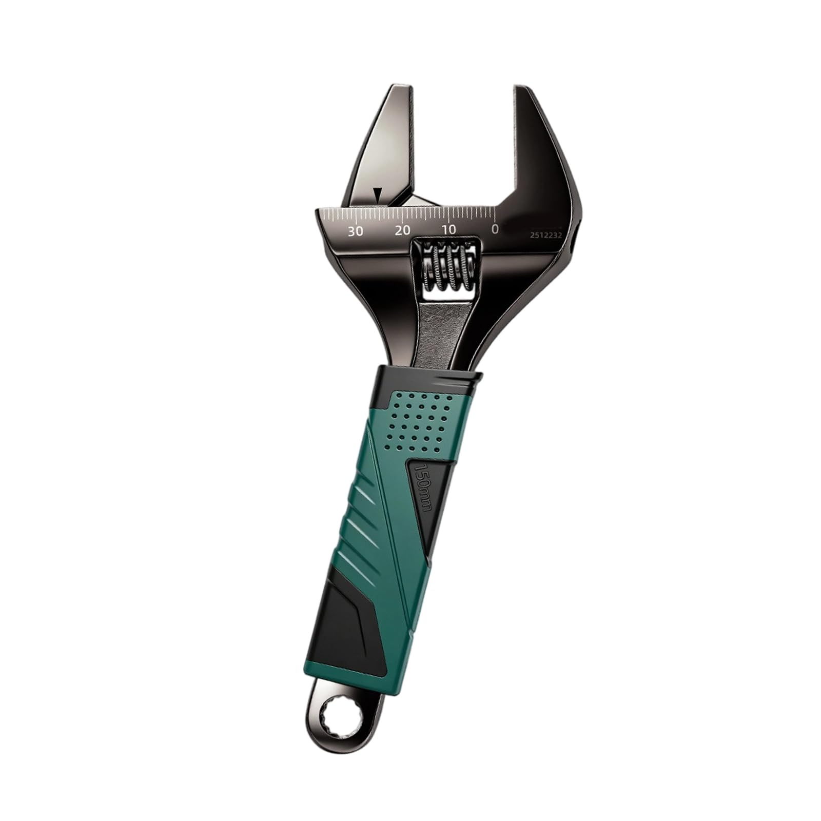 Hsioluted 6 Inches Duty Adjustable Wrench With Accuracy Scale And Antislip Grip For Industrial Maintenance And Diyer Projects Pipe Fitting Tool