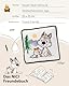 NICI Forest Friends Kinder Kissen Wolf Winny & Streifenhörnchen JoJo 25x25cm - Kleines Kuschelkissen flauschig, Für Mädchen, Jungen & Erwachsene – 49955