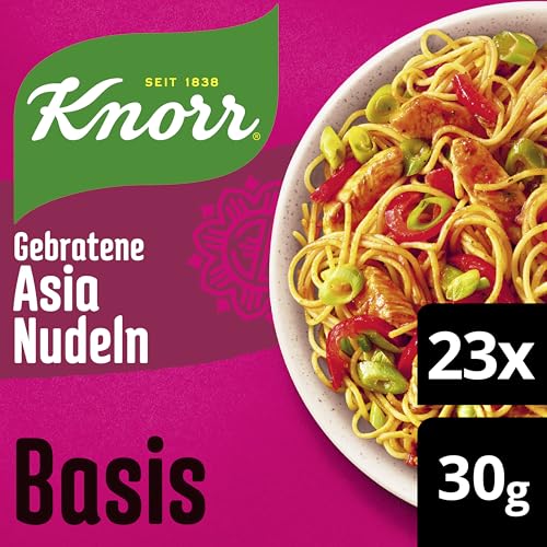 Knorr Fix Würzmischung Gebratene Asia Nudeln für ein leckeres Nudelgericht ohne geschmacksverstärkende Zusatzstoffe 23x 30 g – Bild 6