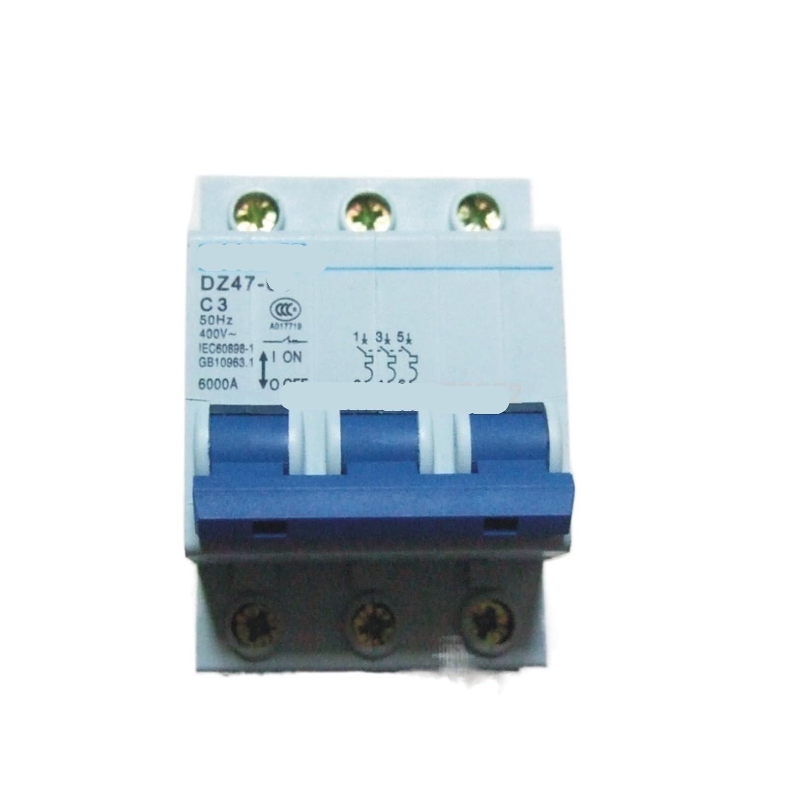 Wyłącznik automatyczny 3P 3A 400 V ~ 240 V/415 V 50 Hz / 60 Hz typ C