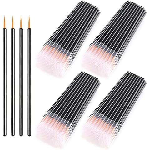 Akstore Disposable Eyeline Mascara Brushes Eyelash Brush Wands Applicator Makeup Brush Tool Kits Cover