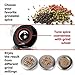 [Update] Salt and Pepper Shakers Set of 2, Salt & Pepper Grinder Set Mill, 6 Oz Glass Body, 5 Grade Adjustable Ceramic Spice Crusher