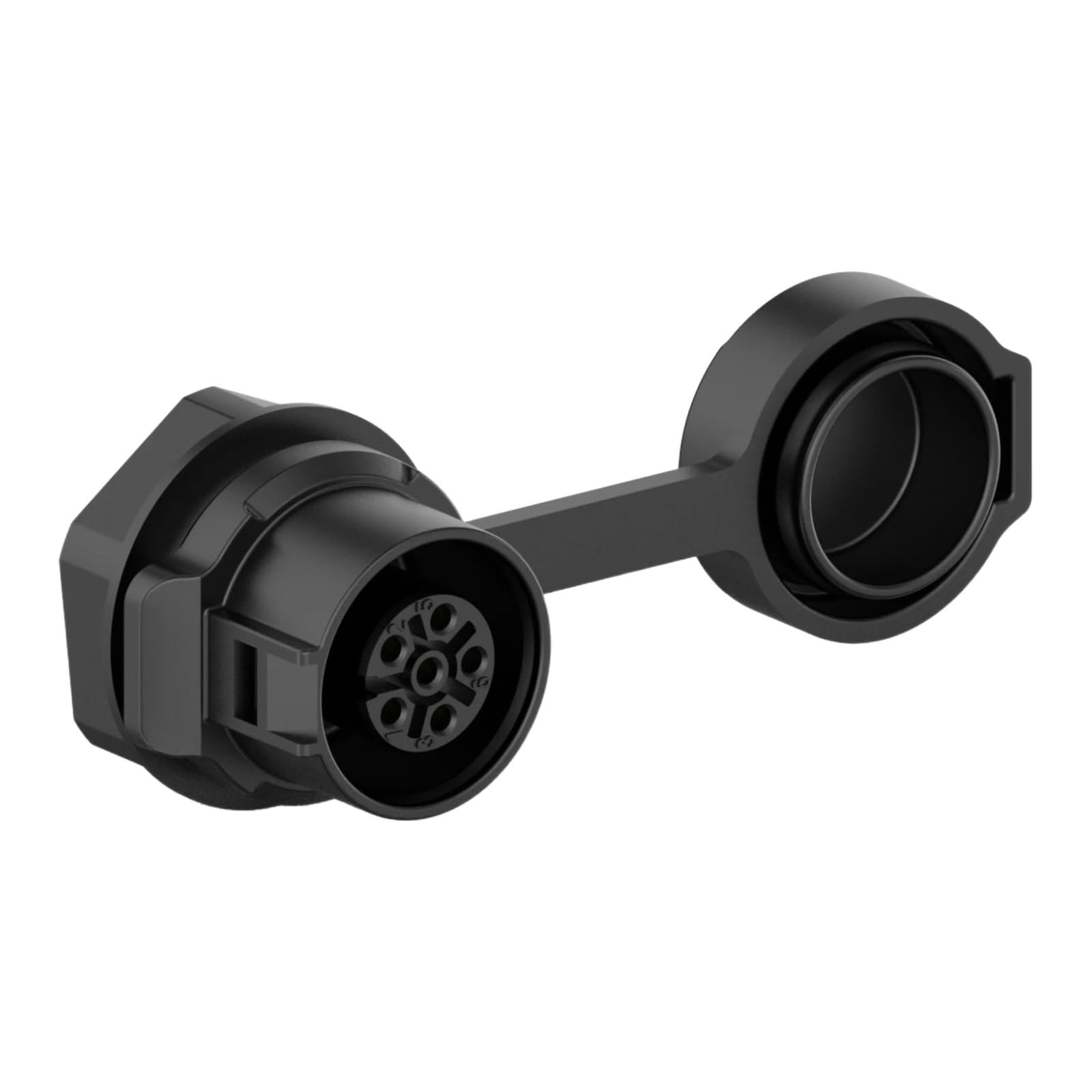 Conector de alimentación LP12 IP68 industrial para sistemas exteriores de 6 pines