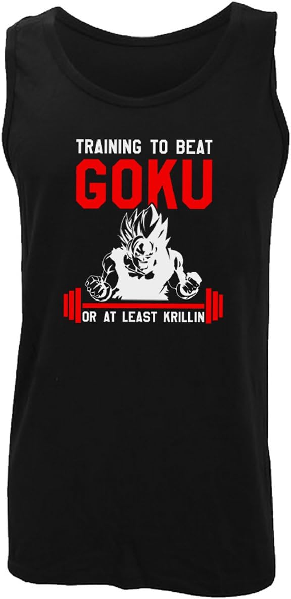 Training to Beat Goku Athletic Vest (Black)
