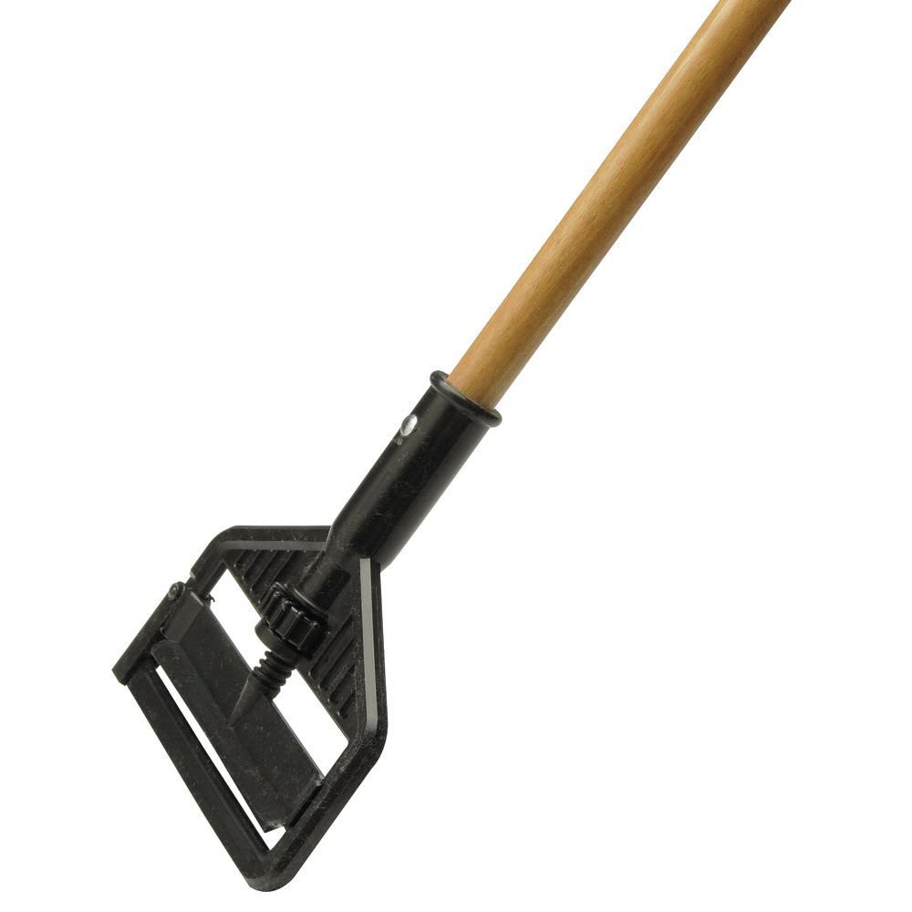 HUBERT Gate Style Mop Handle for 1"W Mop Head Wood - 60"L