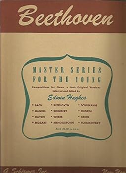 Paperback Beethoven (Masters Series for the Young: Compositions for Piano in Their Original Versions) Book